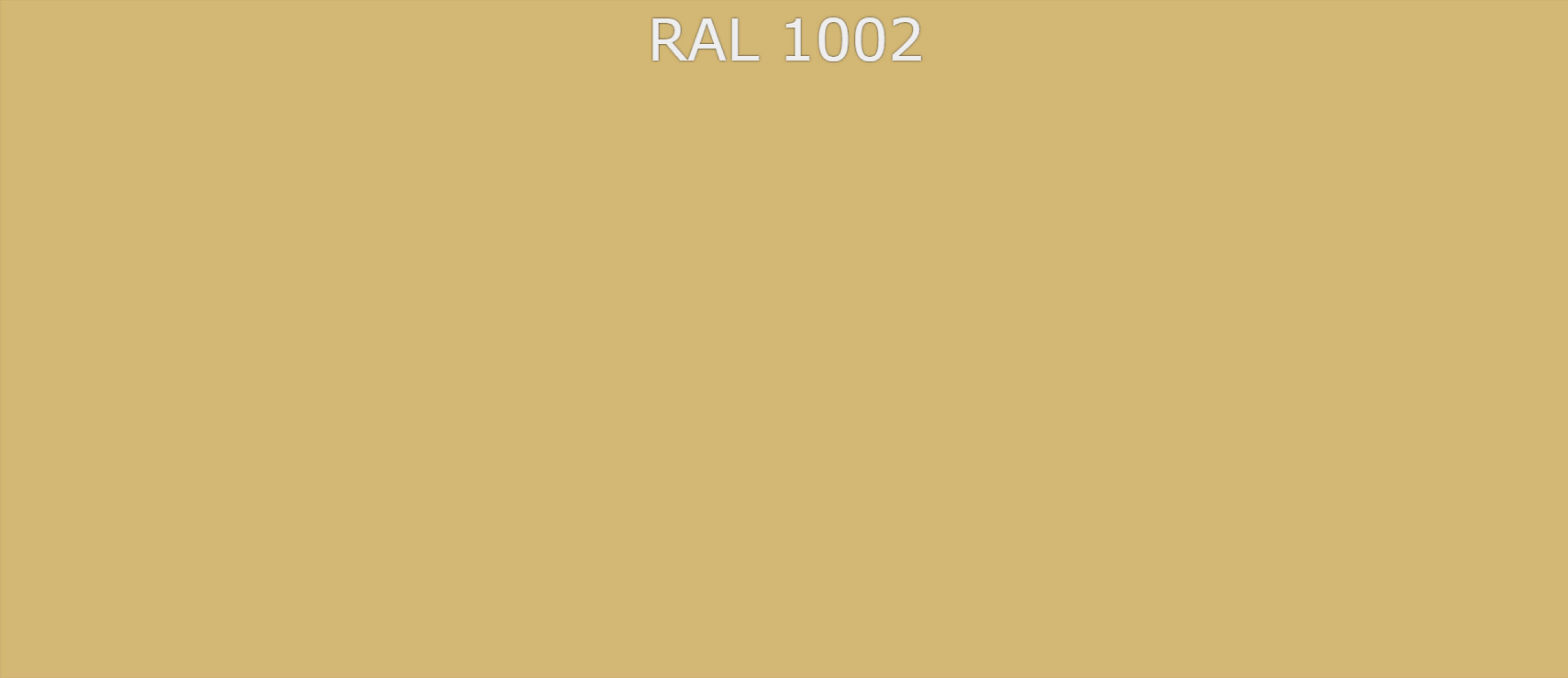 RAL 1002 песочно-жёлтый